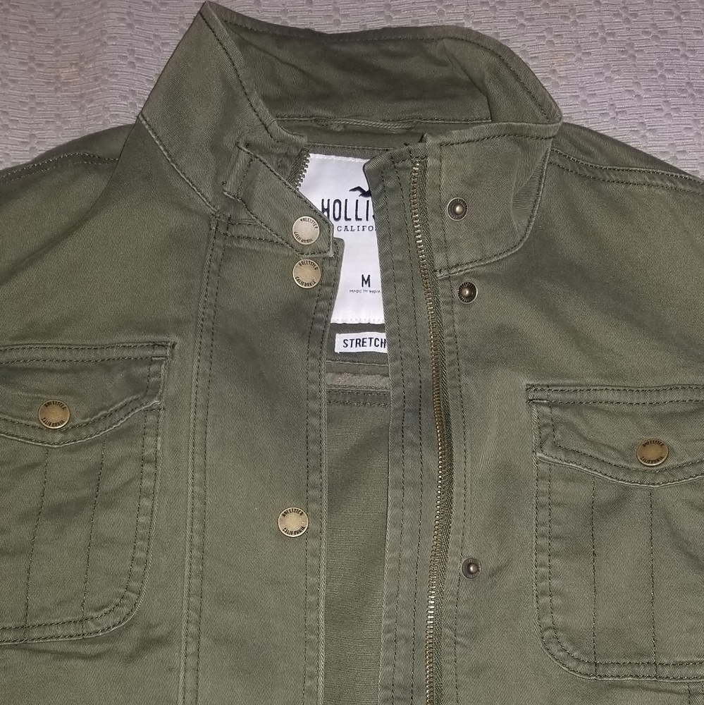 Hollister military jacket